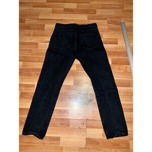 ysl mens black straight jeans size 31